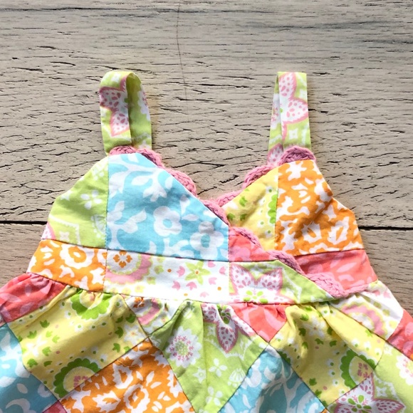 Janie and Jack Patchwork Dress - Picture 2 of 4
